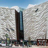 Buy canvas prints of Titanic in Belfast a famous place to visit  by Holly Burgess