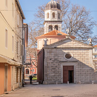 Buy canvas prints of Church of the Mother of God of Health, Zadar Croat by Holly Burgess
