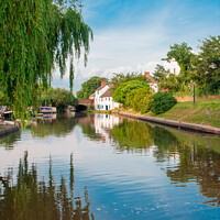 Buy canvas prints of Shardlow Country house on the trent  by Holly Burgess