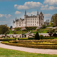 Buy canvas prints of Dunrobin Castle Highland of Scotland  by Holly Burgess