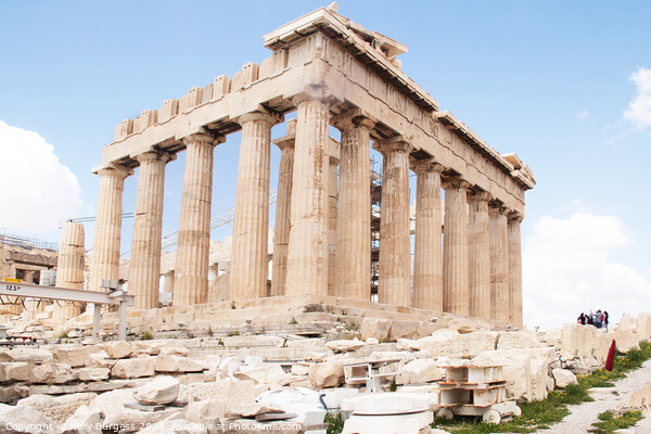  Acropolis of Athens Picture Board by Holly Burgess