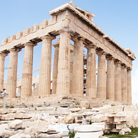 Buy canvas prints of  Acropolis of Athens by Holly Burgess