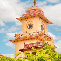 Buy canvas prints of Clock tower in Jaipur India  by Holly Burgess