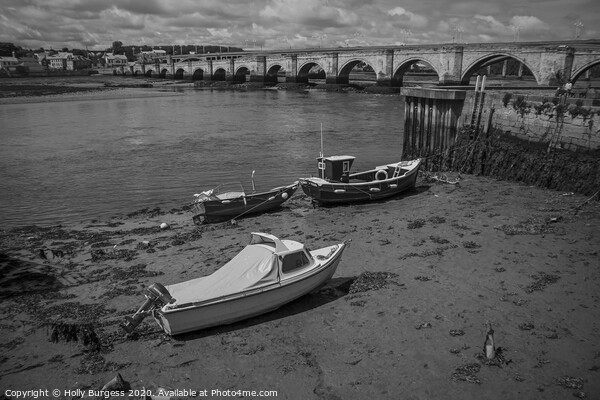 Panoramic Berwick-upon-Tweed Cityscape Picture Board by Holly Burgess