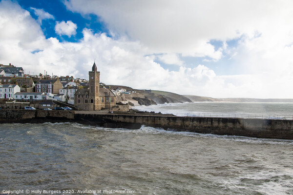 Porthleven: Britain's Southerly Seaside Sentinel Picture Board by Holly Burgess