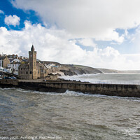 Buy canvas prints of Porthleven: Britain's Southerly Seaside Sentinel by Holly Burgess
