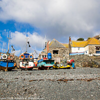 Buy canvas prints of Mullion Cove, Cornwall, or Porth Mellin  by Holly Burgess