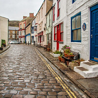 Buy canvas prints of Staithes Street by Holly Burgess