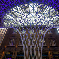 Buy canvas prints of Kings cross Station London  by Holly Burgess