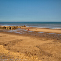 Buy canvas prints of Mundesley Beach  by Holly Burgess
