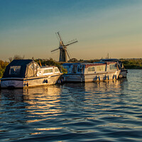 Buy canvas prints of 'Idyllic Thurne Dyke: A Norfolk Treasure' by Holly Burgess