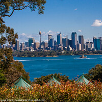 Buy canvas prints of Australia,Sydney Harbour looking over to Circular  by Holly Burgess