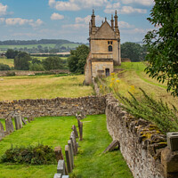 Buy canvas prints of Twilight Reverence at Chipping Norton Church by Holly Burgess
