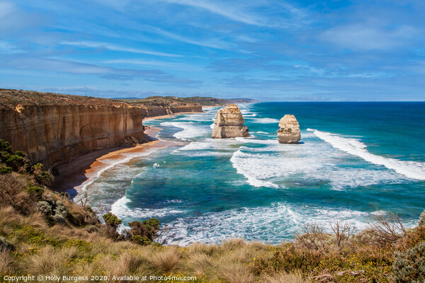 Great Ocean road Australia London Bridge,  Picture Board by Holly Burgess