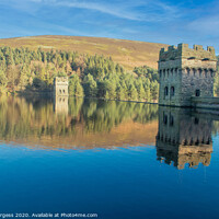 Buy canvas prints of Howden Reservoir: Derbyshire's Y-Shaped Wonder by Holly Burgess