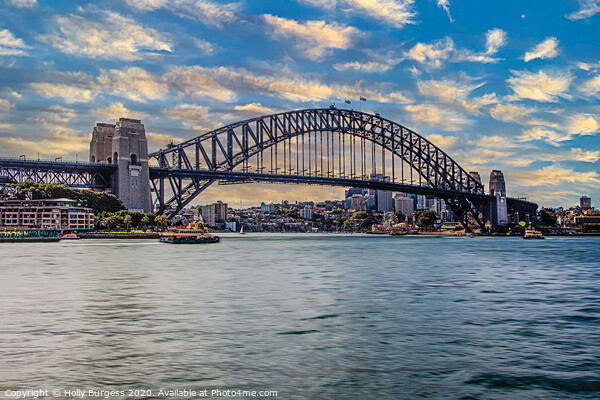 Sydney Harbour Bridge Picture Board by Holly Burgess