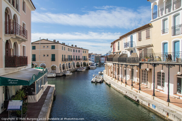 Port Grimaud also called Venice French Riviers, France Picture Board by Holly Burgess