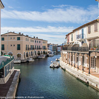 Buy canvas prints of Port Grimaud also called Venice French Riviers, France by Holly Burgess