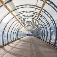 Buy canvas prints of london tunnel into london City by Holly Burgess