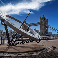 Buy canvas prints of London Tower Bridge on the Thames  by Holly Burgess