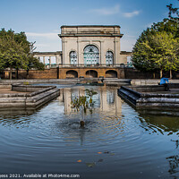 Buy canvas prints of Nottingham war memorial gardens,  by Holly Burgess