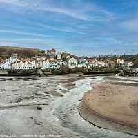 Buy canvas prints of Runswick, Yorkshire, on the coast  by Holly Burgess