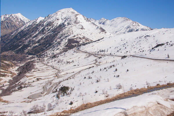 Andorra's Winter Wonderland: A Ski Haven Picture Board by Holly Burgess