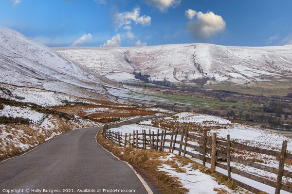 Chilled Encounter with Edale Derbyshire Picture Board by Holly Burgess