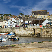 Buy canvas prints of Porthleven Cornwall, fishing Harbour  by Holly Burgess