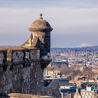 Buy canvas prints of 'Edinburgh Castle: The Skyline Sentry' by Holly Burgess