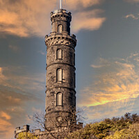 Buy canvas prints of Monument on Carlton Hill, Ayrshire  by Holly Burgess