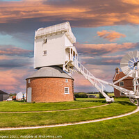 Buy canvas prints of Historical Norfolk Postmill: A Classic Narrative by Holly Burgess