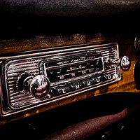Buy canvas prints of Classic Car Radio by Gary Cooper
