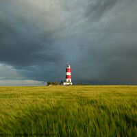 Buy canvas prints of Summer Showers over Happisburgh Lighthouse by Bill Daniels