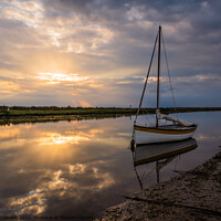 Buy canvas prints of Evening Light at Blakeney Harbour  by Bill Daniels
