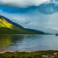 Buy canvas prints of Loch Etive - Calm before the storm by Gav Argent