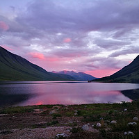 Buy canvas prints of Loch Etive at Dusk by Gav Argent