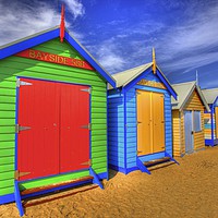 Buy canvas prints of Beach Huts by Danny Cannon