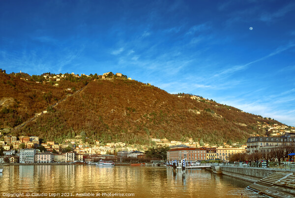 Sunset in Como #2 _ The golden hour Picture Board by Claudio Lepri