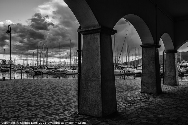Genoa marina #2 - From the pier Picture Board by Claudio Lepri