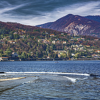 Buy canvas prints of Lake of Como with Villa Olmo by Claudio Lepri