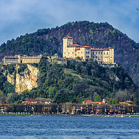 Buy canvas prints of The Rock of Angera, Italy by Claudio Lepri