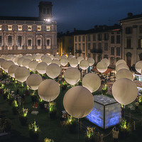 Buy canvas prints of Balloons into the night by Claudio Lepri