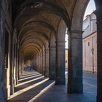 Buy canvas prints of  City Architecture. Lucca, Italy. by Claudio Lepri