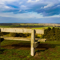 Buy canvas prints of View from a bench...Warwickshire by Stephen Robinson