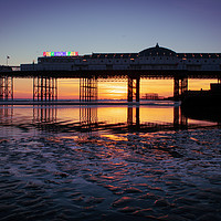 Buy canvas prints of Two Brighton Piers by robin whitehead
