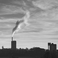 Buy canvas prints of Clitheroe cement works by Tony Higginson