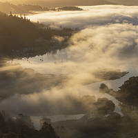 Buy canvas prints of Ambleside and the river Rothay by Tony Higginson