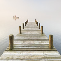 Buy canvas prints of Miller ground jetty, Windermere by Tony Higginson