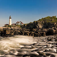 Buy canvas prints of Portland Head Lighthouse, Maine, USA by James Daniel